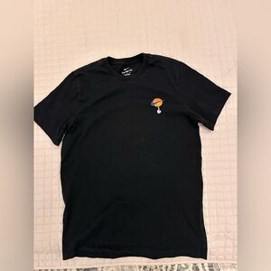 Nike Black Tee with Colorful Embroidery